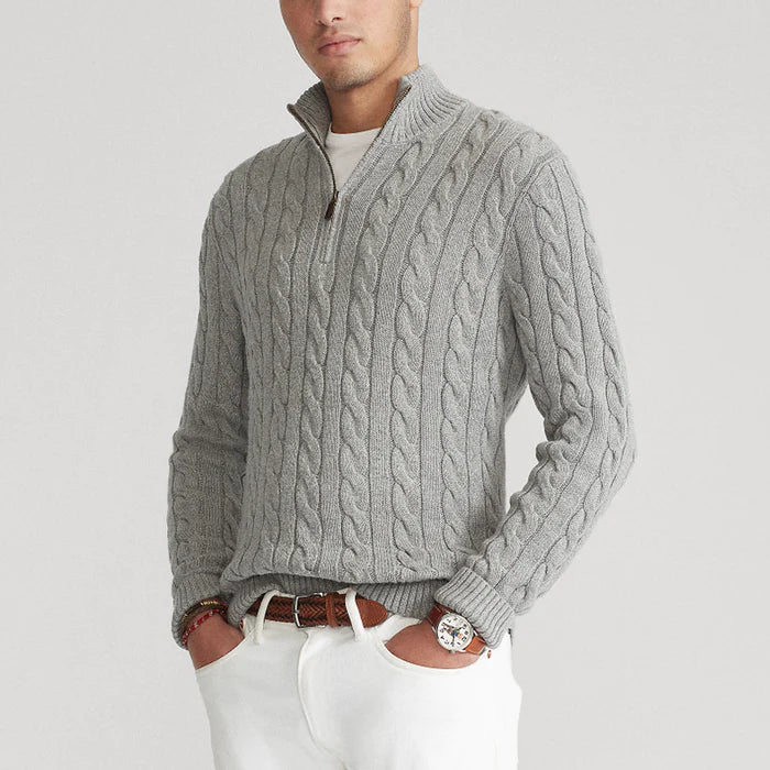 Levi | Men's Classic Wool Pullover Sweater – Warm Knit Pullover