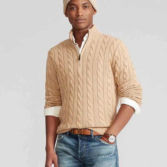 Levi | Men's Classic Wool Pullover Sweater – Warm Knit Pullover