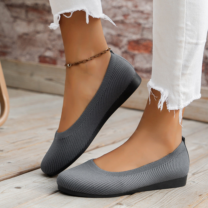 Zephyr Women's Orthopedic Slip-On Knit Shoes | Breathable Arch Support Shoes for Women | Lightweight Comfortable Walking Footwear