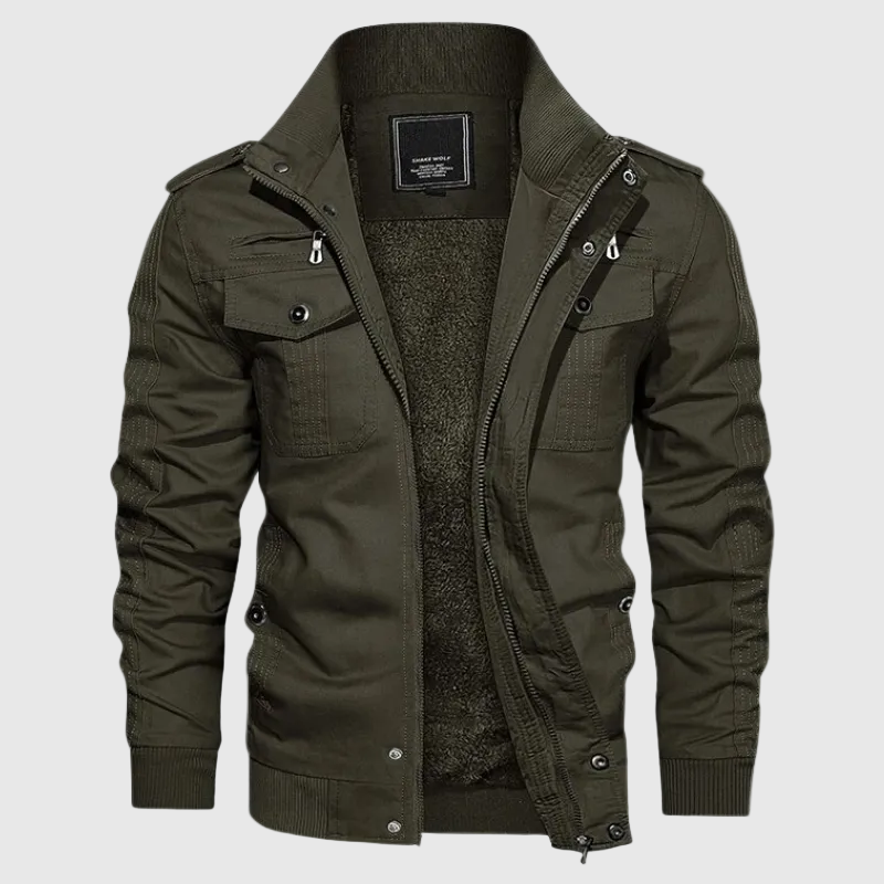 Jaxon Men's Quilted Waterproof Winter Jacket | Windproof Warm Quilted Coat for Men | Comfortable Everyday Outdoor Outerwear