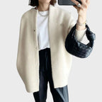 Aurelie Women's Elegant Cashmere Blend Oversized Cardigan | Luxury Slouchy Knit Cardigan for Women
