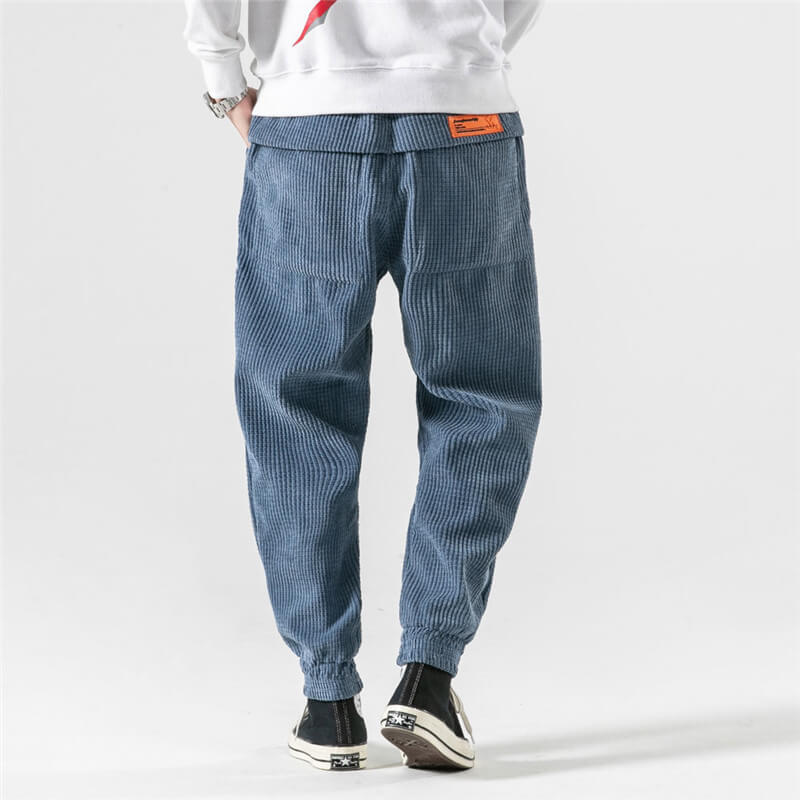 Fletcher Men's Relaxed Fit Corduroy Trousers | Comfortable Casual Cotton Cord Pants for Men