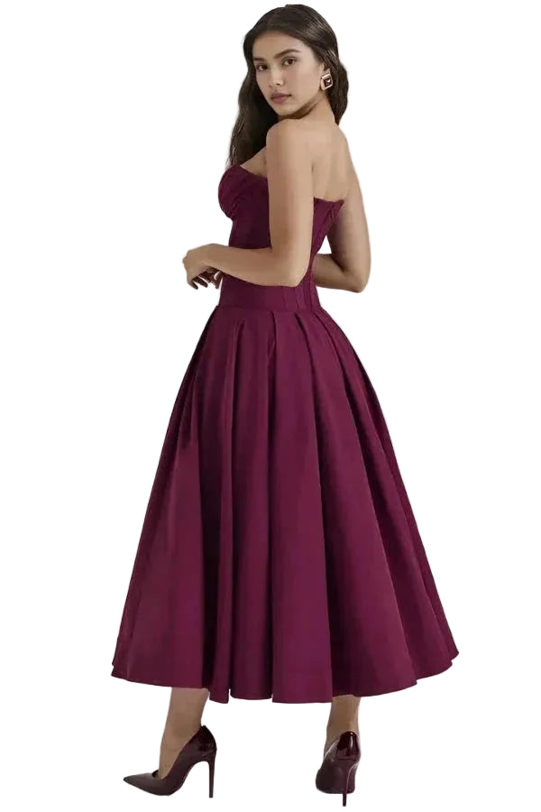 Laarni | Women’s Floral Midi Dress – Lightweight Summer Dress | Casual & Elegant