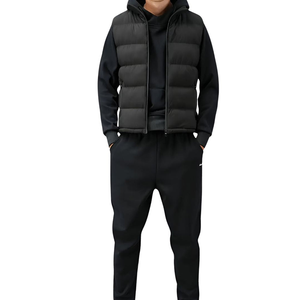 Orion Men's Vest – Waterproof & Lightweight Sleeveless Down Jacket with High Zipped Collar