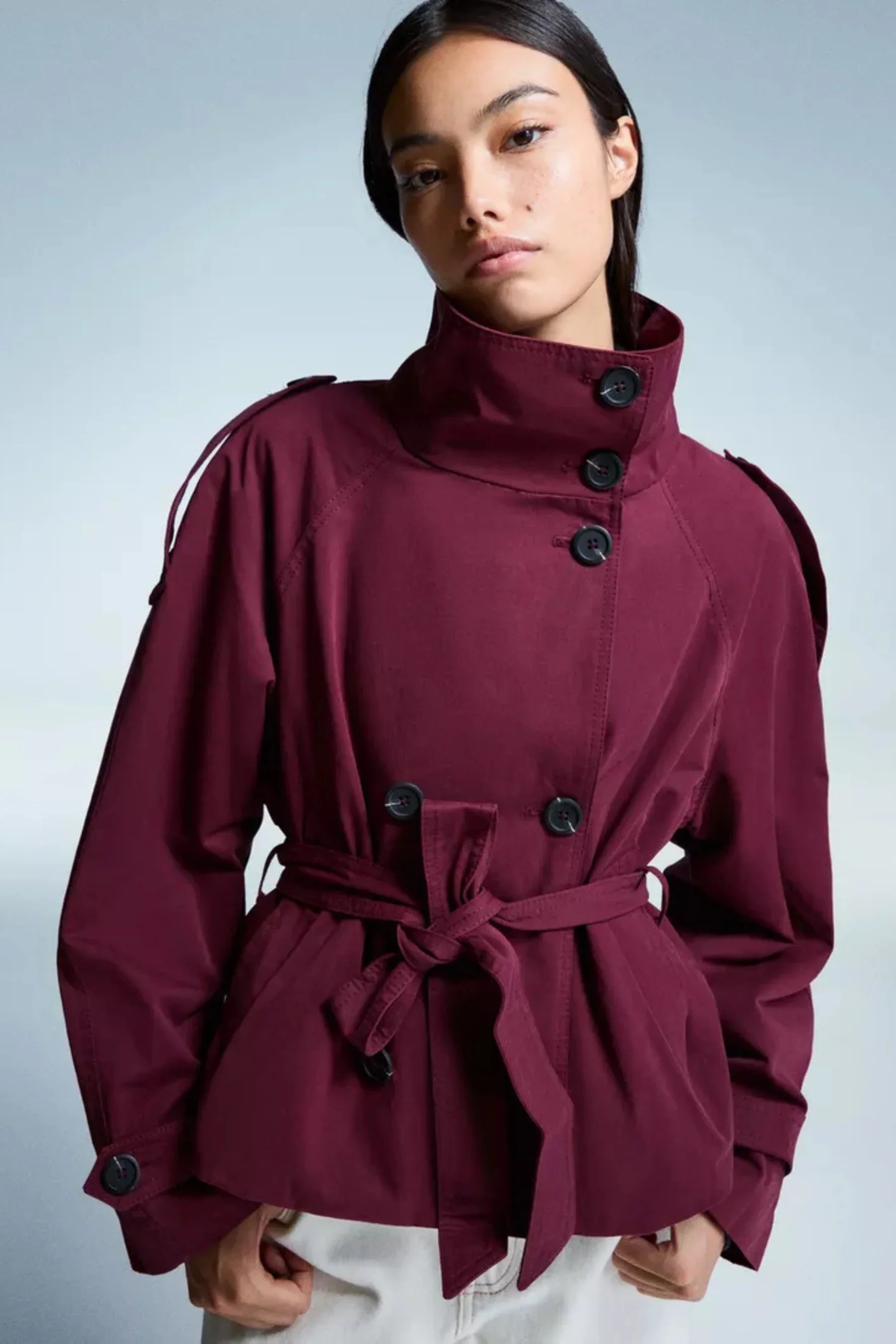 Éliane Women's Classic Lightweight Autumn Trench Coat | Mid-Length Everyday Outerwear for Women