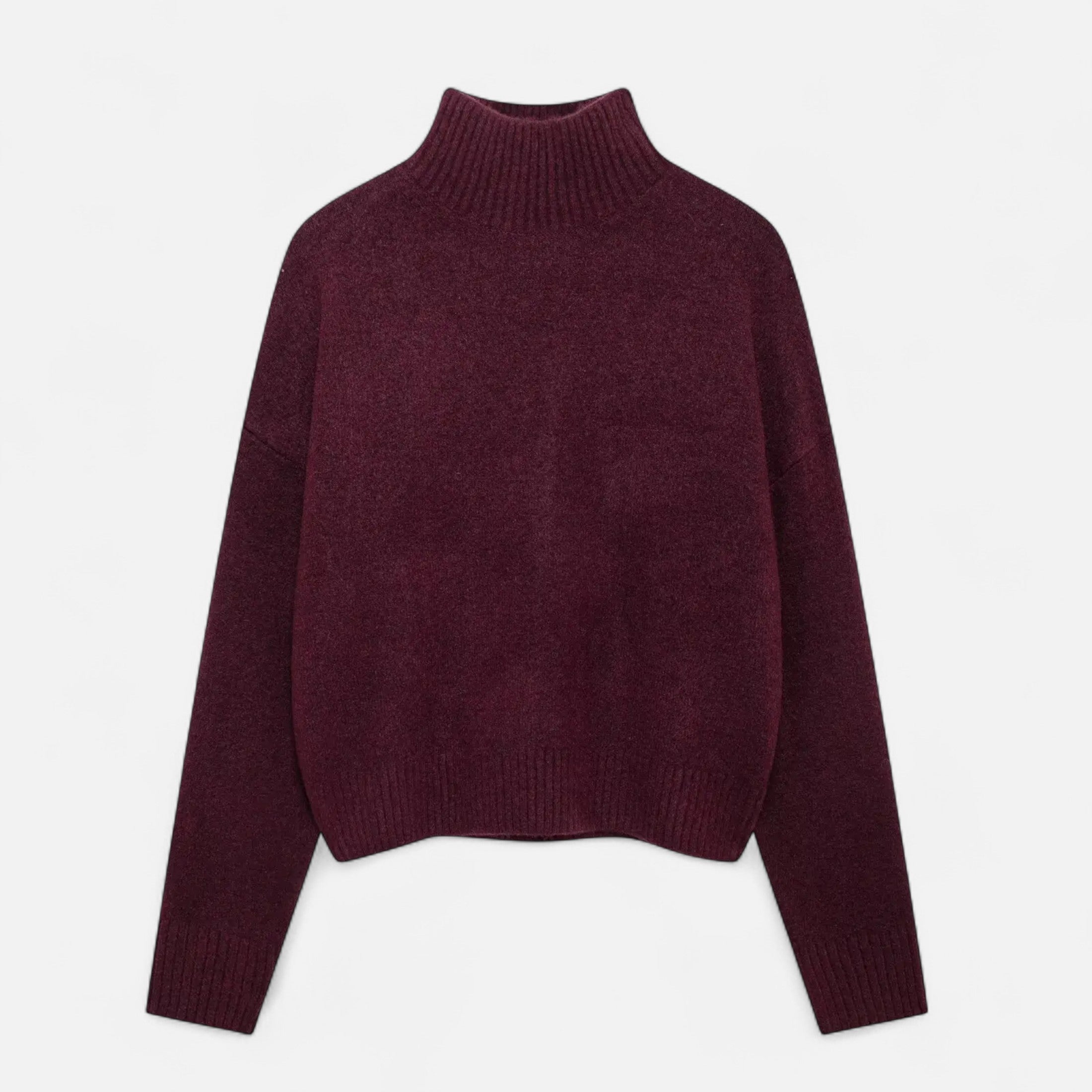 Women’s Vintage Turtleneck Sweater – Classic Winter Warmth