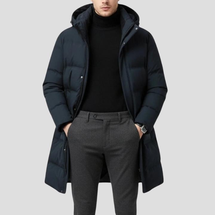 Men’s Insulated Hooded Winter Parka Waterproof Thermal Coat