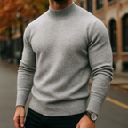 Leriano Men's Merino Wool Turtleneck | Luxury Soft Knit Roll Neck Sweater for Men | Smart Casual Winter Knitwear