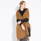 Janelle Women's Cashmere Winter Scarf | Soft Warm Cashmere Wrap Scarf for Women | Luxury Winter Accessory & Gift