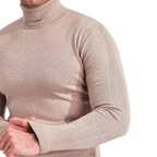 Nico Men's Merino Wool Blend Turtleneck Sweater | Soft Warm Roll Neck Jumper for Men | Smart Casual Everyday Winter Knitwear