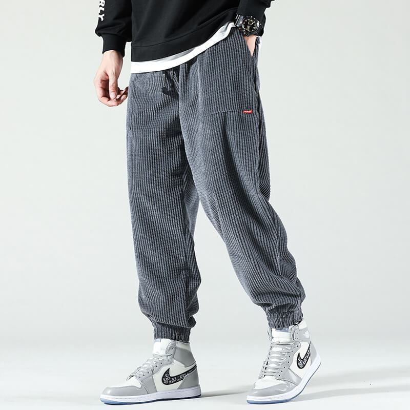 Fletcher Men's Relaxed Fit Corduroy Trousers | Comfortable Casual Cotton Cord Pants for Men