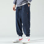 Fletcher Men's Relaxed Fit Corduroy Trousers | Comfortable Casual Cotton Cord Pants for Men
