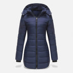 Women’s Quilted Cotton-Blend Autumn Winter Jacket