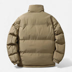 Men’s Plush-Lined Thick Winter Puffer Jacket
