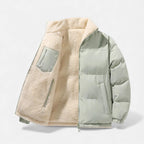 Men’s Plush-Lined Thick Winter Puffer Jacket