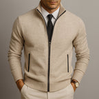 Alden Men's Wool Blend Cardigan | Classic Regular Fit Button-Up Knitwear for Men