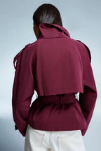 Éliane Women's Classic Lightweight Autumn Trench Coat | Mid-Length Everyday Outerwear for Women
