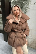 Mara Women's Puffer Jacket | Warm Lightweight Padded Jacket for Women | Casual Everyday Winter Outerwear