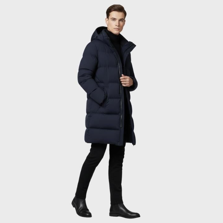 Men’s Insulated Hooded Winter Parka Waterproof Thermal Coat