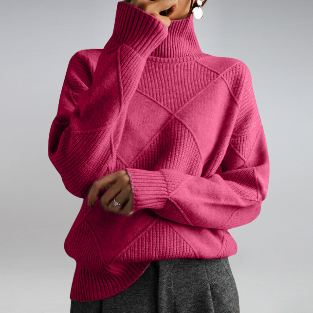 Kina Soft Cashmere Turtleneck Comfortable Warm & Elegant