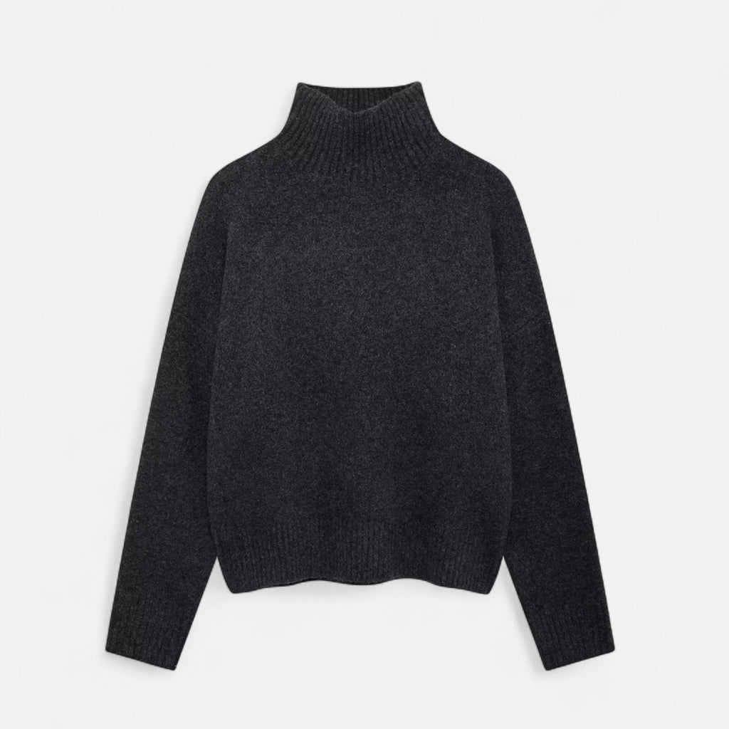 Women’s Vintage Turtleneck Sweater – Classic Winter Warmth