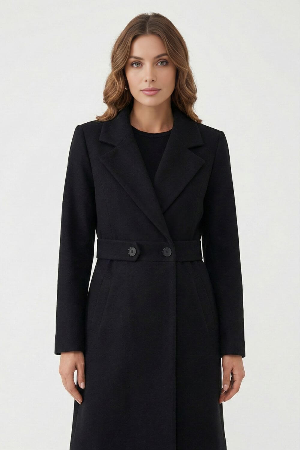 Women’s Long Coat Elegant Outerwear Warmth