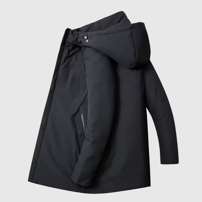 Men’s Hooded Winter Parka – Insulated Padded Coat