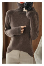 Isadora Women's Cashmere Blend Turtleneck Sweater | Soft & Warm Roll Neck Jumper for Women | Classic Regular Fit Luxury Winter Knitwear