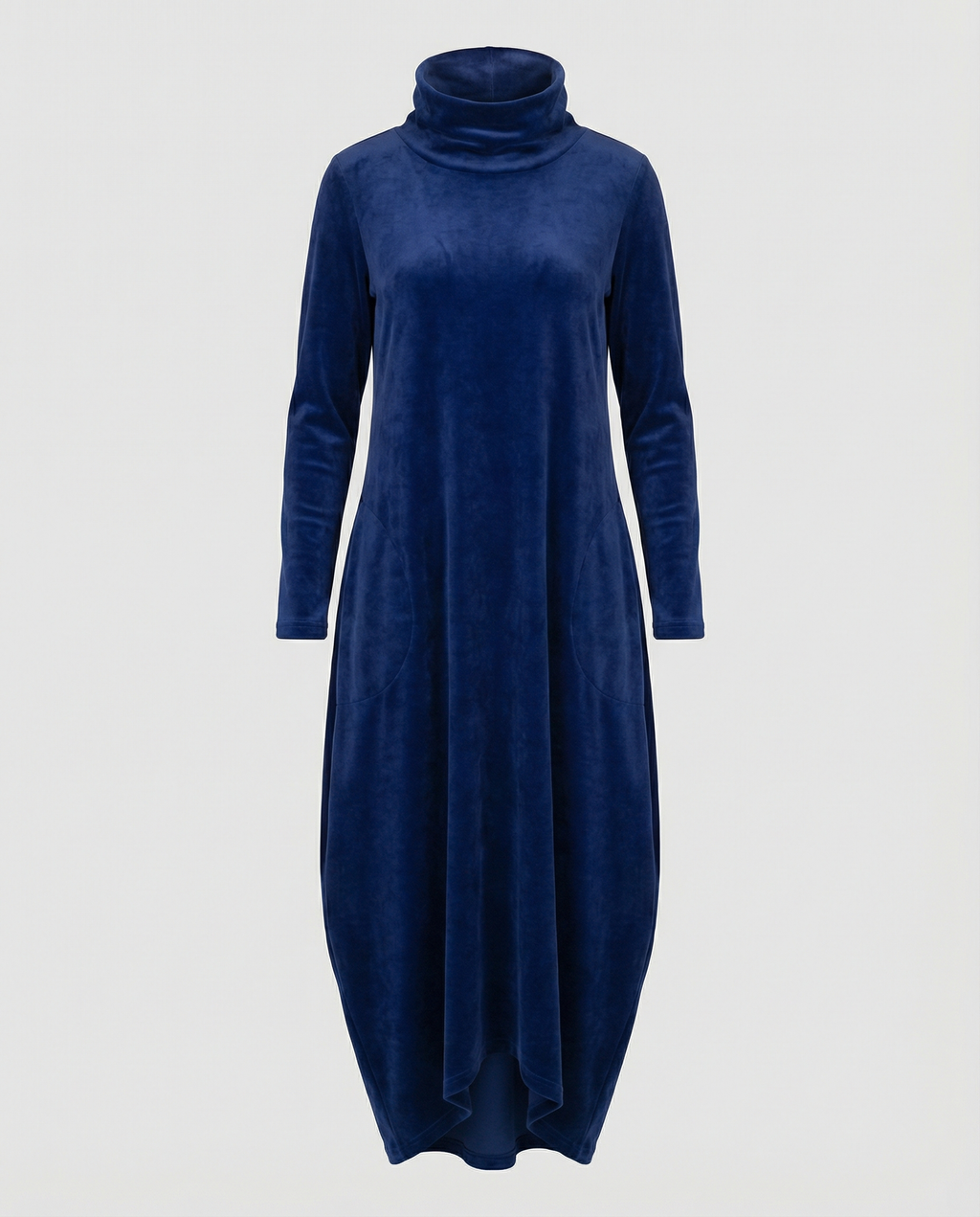 Veloria Women's Velvet Midi Dress with Pockets | Elegant Formal Occasion Dress for Women