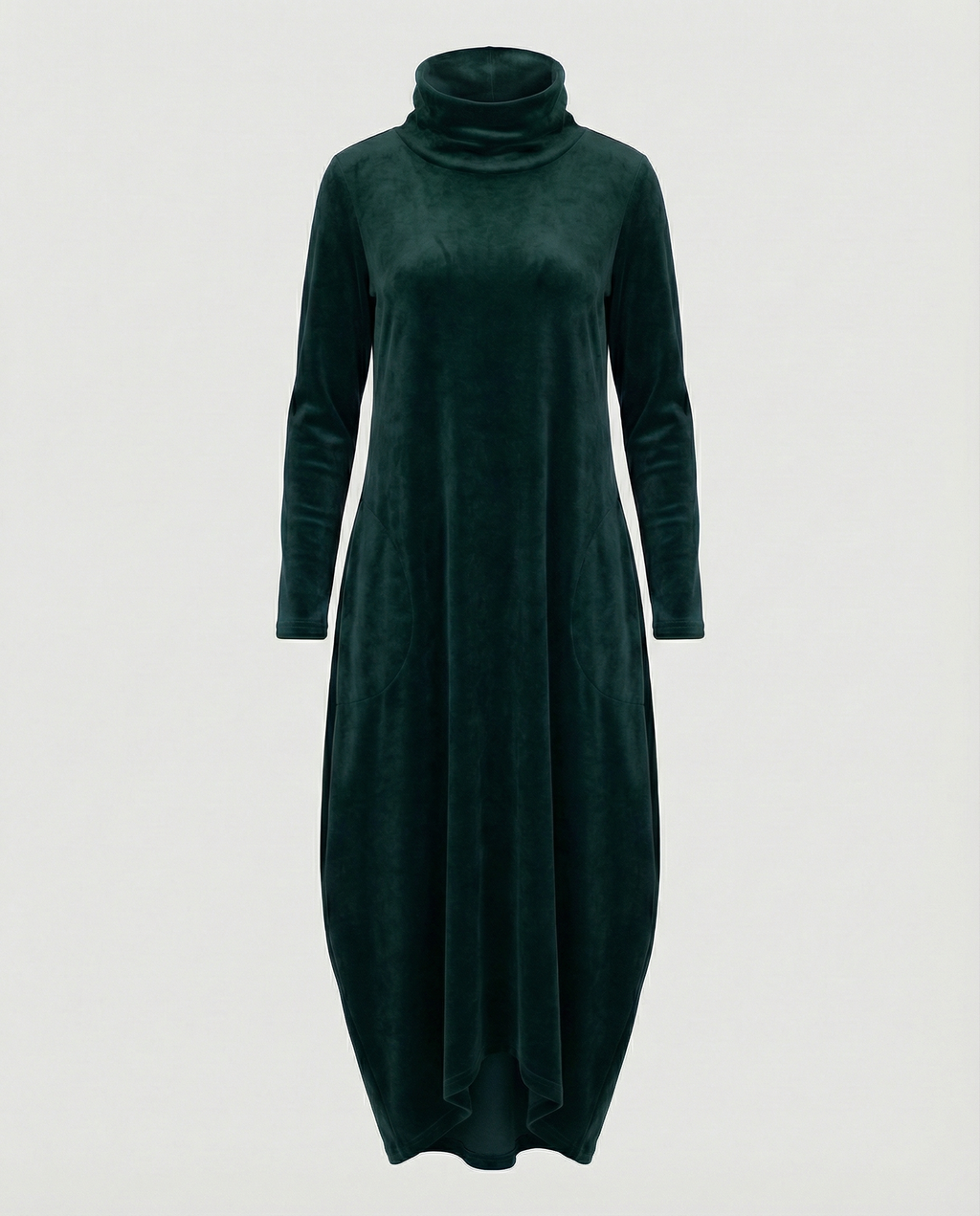 Veloria Women's Velvet Midi Dress with Pockets | Elegant Formal Occasion Dress for Women