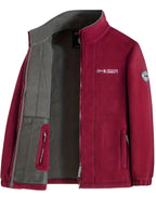 Julius Veste Polaire Outdoor Homme – Soft, Warm & Light with Protective Collar