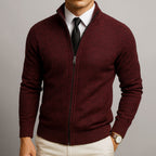Alden Men's Wool Blend Cardigan | Classic Regular Fit Button-Up Knitwear for Men
