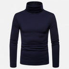 Men’s Slim Fit Turtleneck Sweater – Autumn Winter Stretch