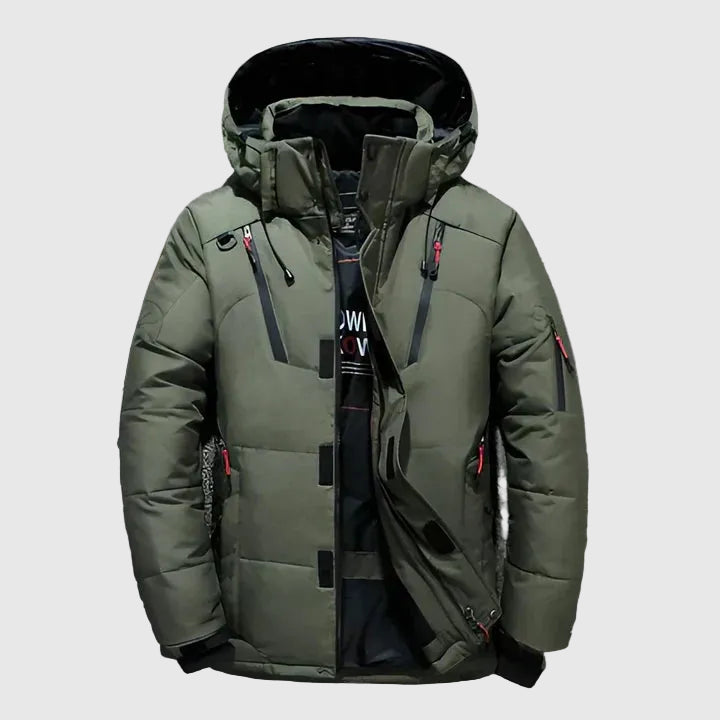 Boreas Men's Insulated Waterproof Winter Puffer Jacket | Padded Jacket for Men | Windproof Heavy Duty Outdoor Outerwear