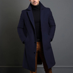 William Wool Coat for Men – Classic Fit with Warm and Durable Fabric & Timeless Design