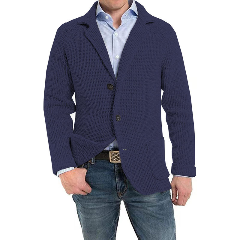 Derek Cardigan Homme – Soft Knit, Regular Fit & Elegant Button Closure