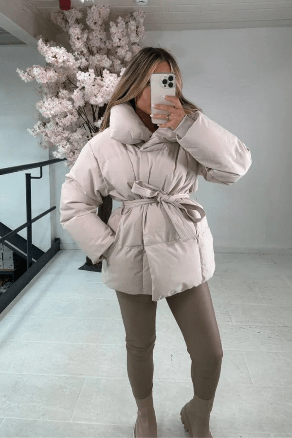 Mara Women's Puffer Jacket | Warm Lightweight Padded Jacket for Women | Casual Everyday Winter Outerwear