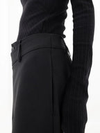 Luciana Women's Elegant Wide Leg Stretch Pants | High-Waisted Jersey Trousers for Women | Casual Everyday Smart Casual Style