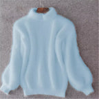 Verona Women's Cashmere Blend Turtleneck Sweater | Soft Luxury Roll Neck Jumper for Women | Elegant Smart Casual Winter Knitwear