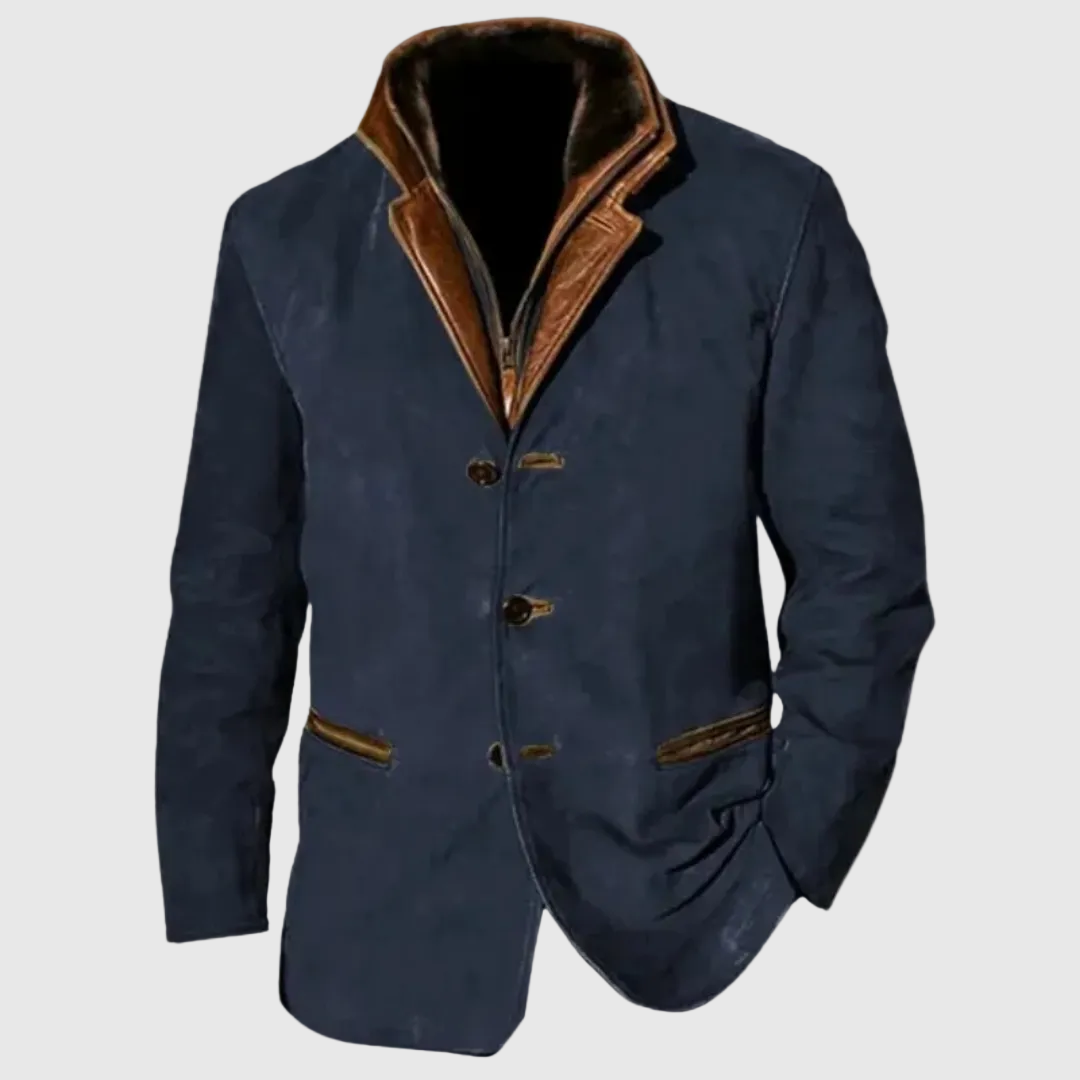 Benjamin Men's Vintage Harrington Jacket | Retro Mod Blouson Jacket for Men | Classic Casual Everyday Streetwear Outerwear