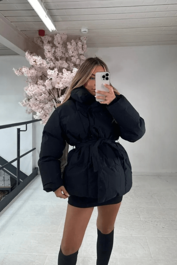 Mara Women's Puffer Jacket | Warm Lightweight Padded Jacket for Women | Casual Everyday Winter Outerwear