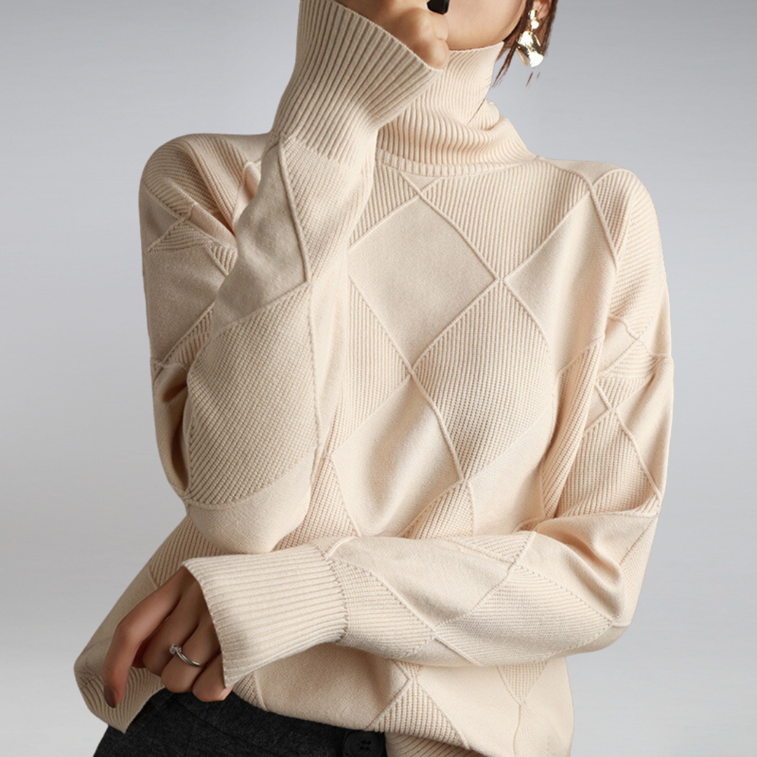 Kina Soft Cashmere Turtleneck Comfortable Warm & Elegant