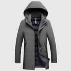 Men’s Hooded Winter Parka – Insulated Padded Coat