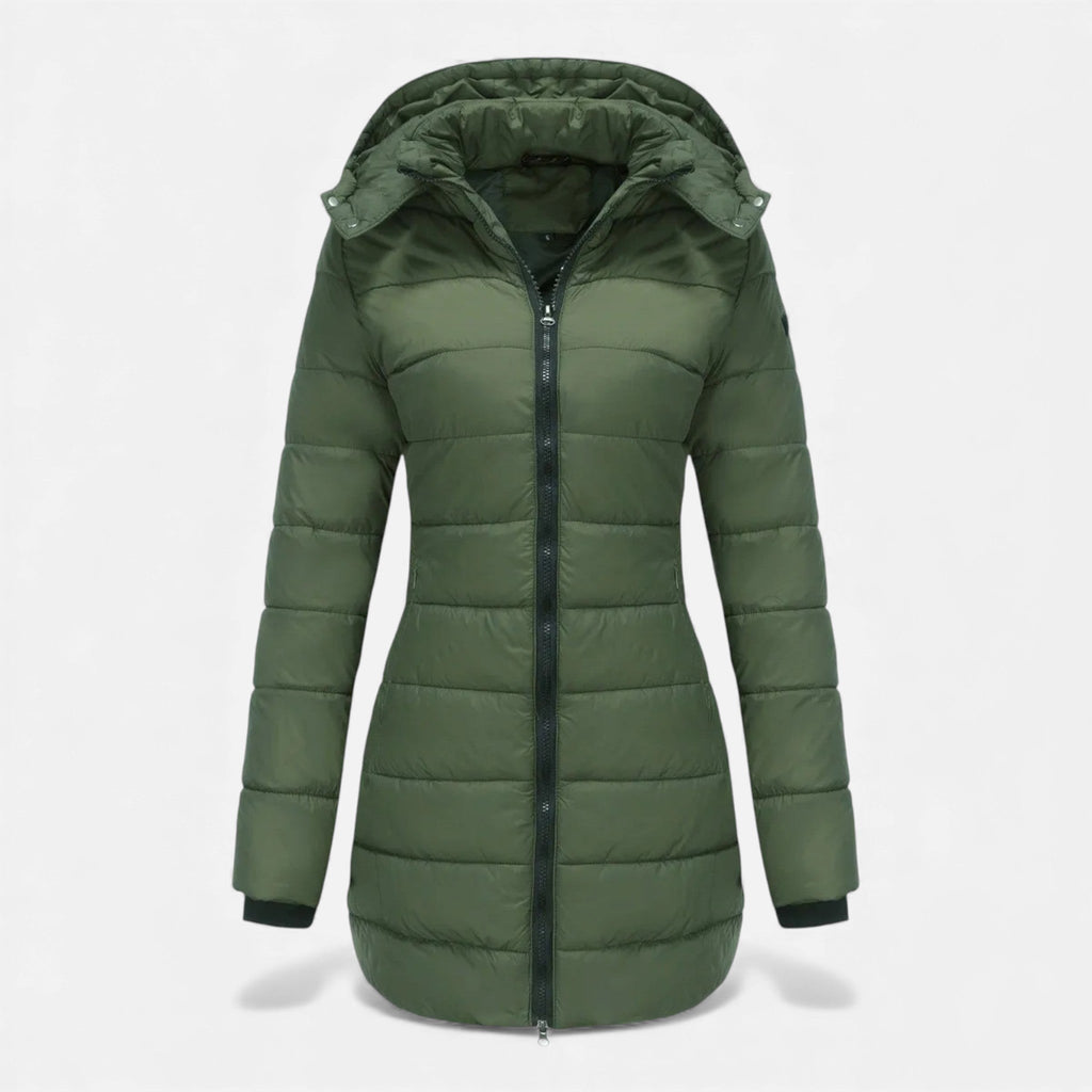Women’s Quilted Cotton-Blend Autumn Winter Jacket