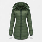 Women’s Quilted Cotton-Blend Autumn Winter Jacket