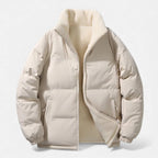 Men’s Plush-Lined Thick Winter Puffer Jacket