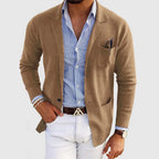 Lucas Men's Elegant Cotton Stretch Blazer | Smart Casual Regular Fit Blazer for Men | Versatile Everyday Office & Weekend Outerwear