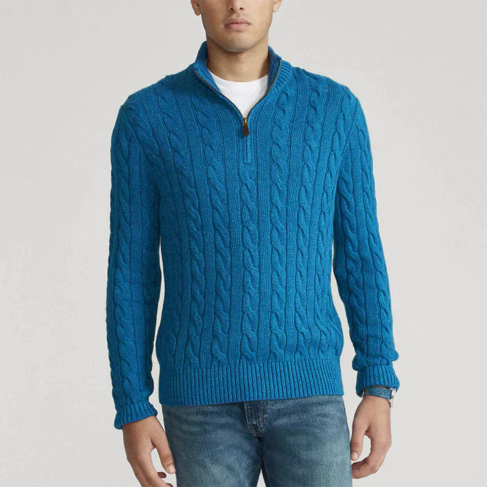 Levi | Men's Classic Wool Pullover Sweater – Warm Knit Pullover
