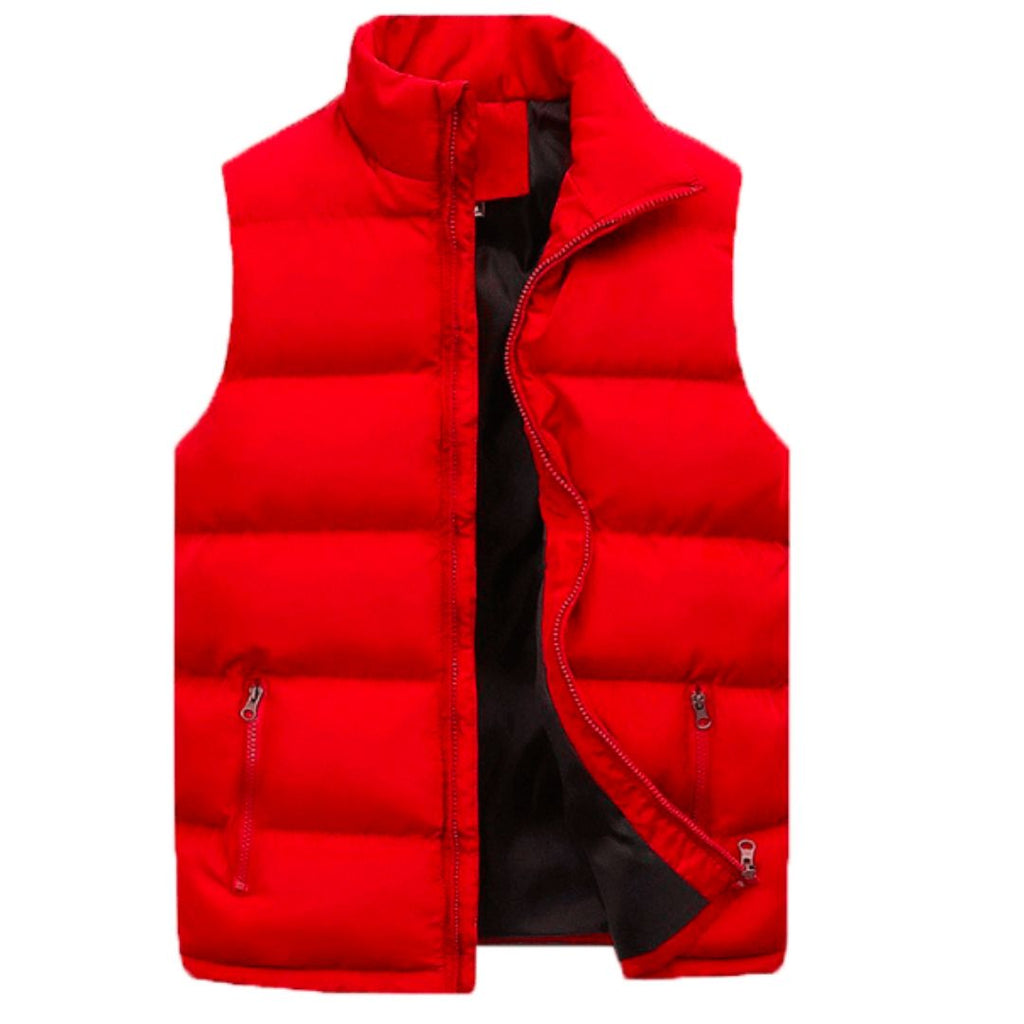 Orion Men's Vest – Waterproof & Lightweight Sleeveless Down Jacket with High Zipped Collar