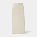 Women’s Wool A-Line Split Midi Skirt